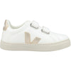 VEJA Kids Small Esplar (Toddler) Sneaker, Extra/White/Platine, 9.5 US Unisex