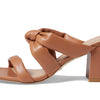 Stuart Weitzman Playa 75 Knot Block Slide Tan 8.5 B