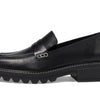 Bernardo Chandler - Shoes for Women - Antique Calf Upper - Leather Lining and Insole - Penny Strap on Vamp Black 6 M