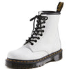 Dr. Martens Unisex 1460 Bex Smooth Leather Platform Boots, White, 14 US Women/13 US Men