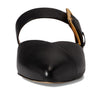Cole Haan Vandam Buckle Mule Black Leather 8 B (M)