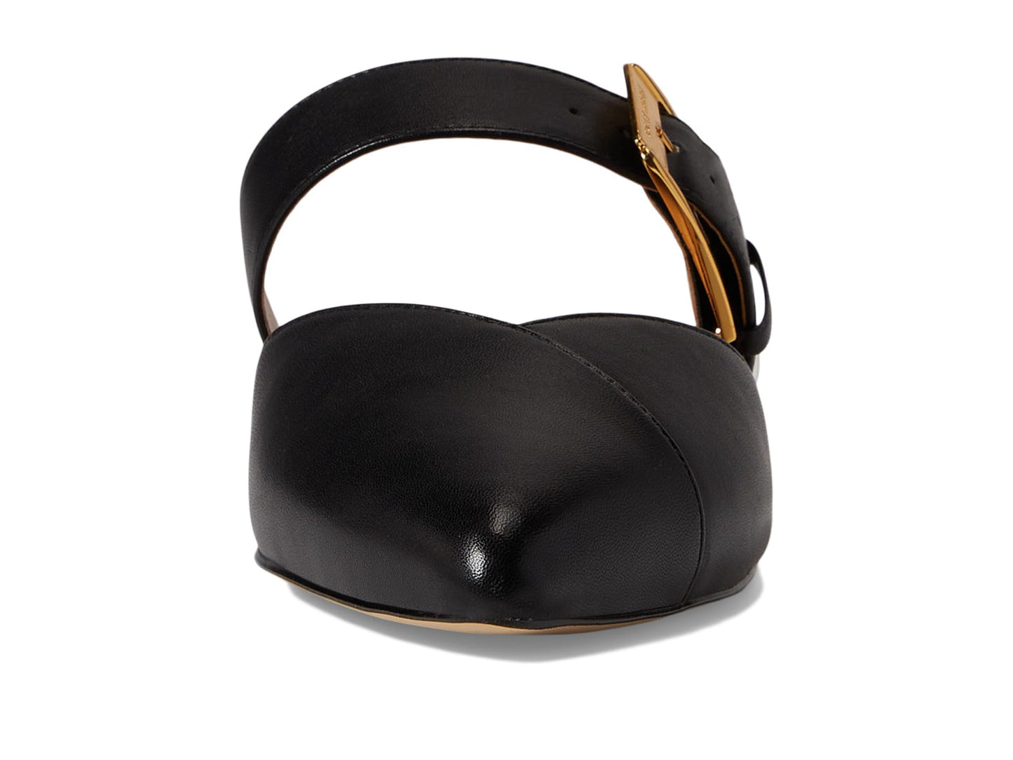 Cole Haan Vandam Buckle Mule Black Leather 8 B (M)