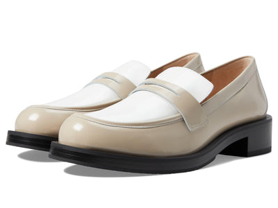 Stuart Weitzman Palmer Bold Loafer Dune/White 10 B