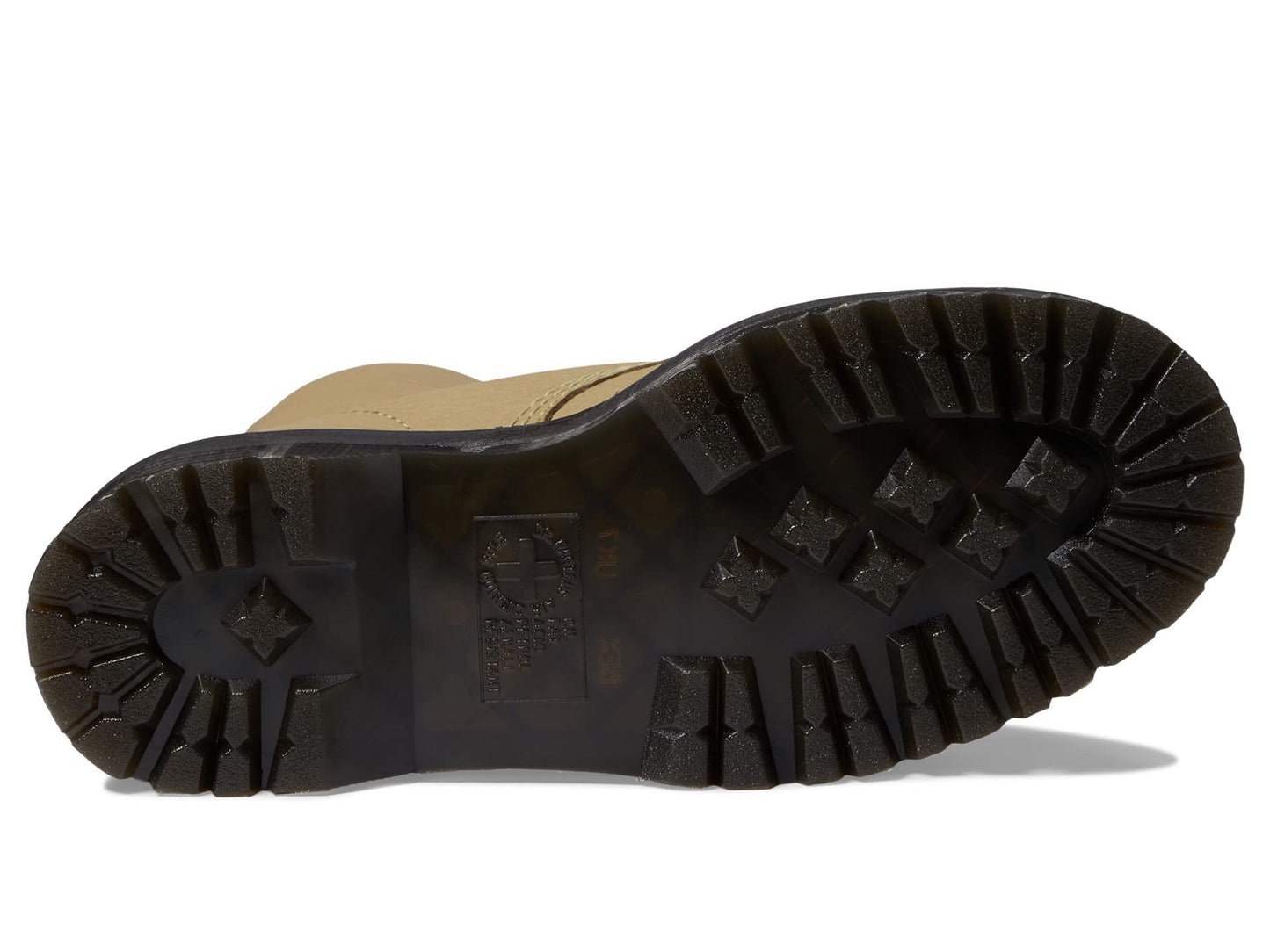 Dr. Martens Pascal Max Women's 1460 Combat Boots, Light Olive., 9 UK