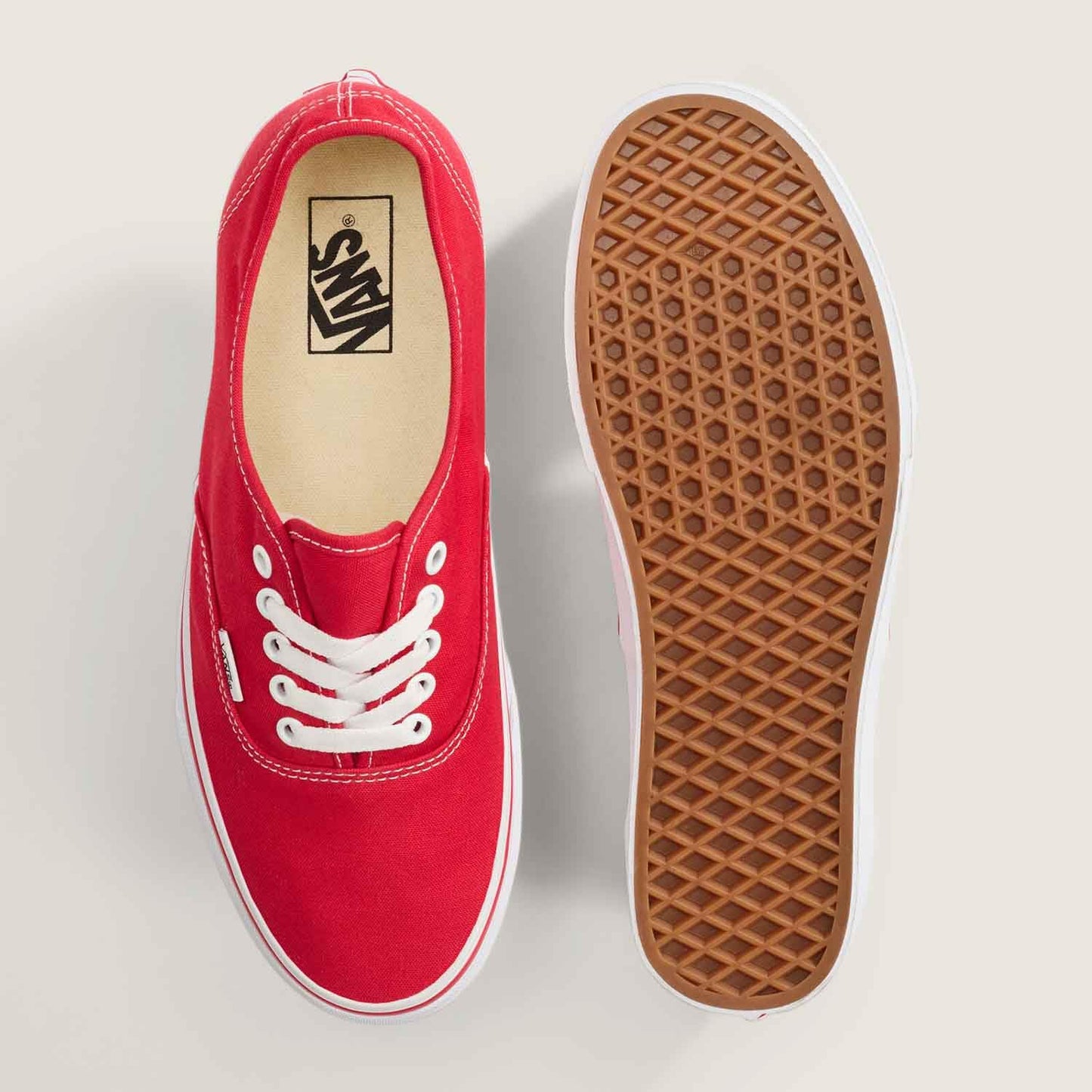 Vans Unisex Ua Authentic Sneakers, Red, 38.5 EU