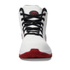 Avenger Work Boots Reaction Mid – Shoes for Men – Nubuck Upper – Breathable Mesh Lining – Round Toe Mid White/Red 9.5 D - Medium