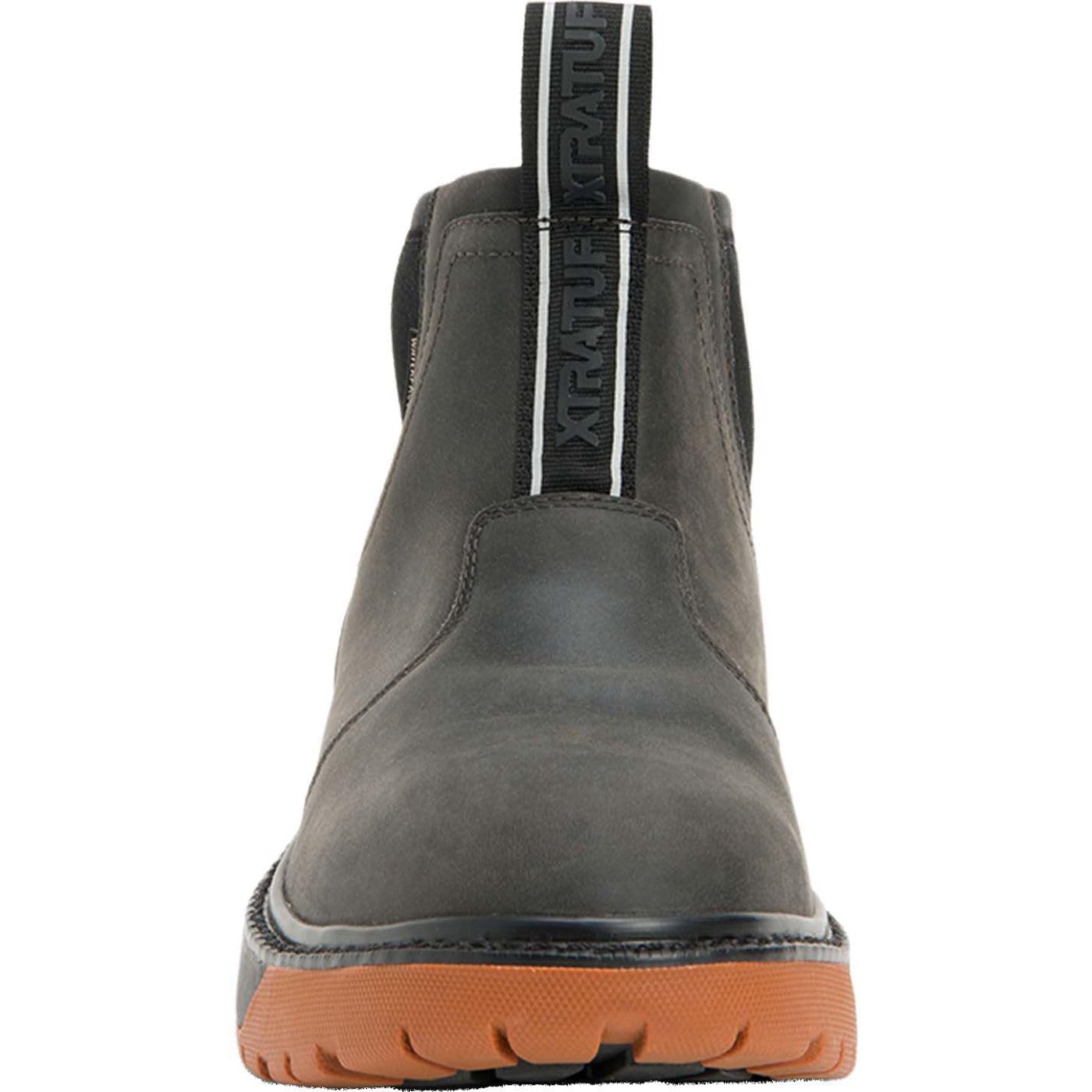 Xtratuf Men's Bristol Bay Leather Chelsea Boot, Black, Size 12