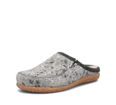 Taos Footwear Women's Wooltastic Grey Speckled Wool Clog 7-7.5 M US