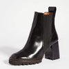 SEE BY Chloé Women's Mallory Lug Sole Boots, Nero, Black, 8.5 Medium US