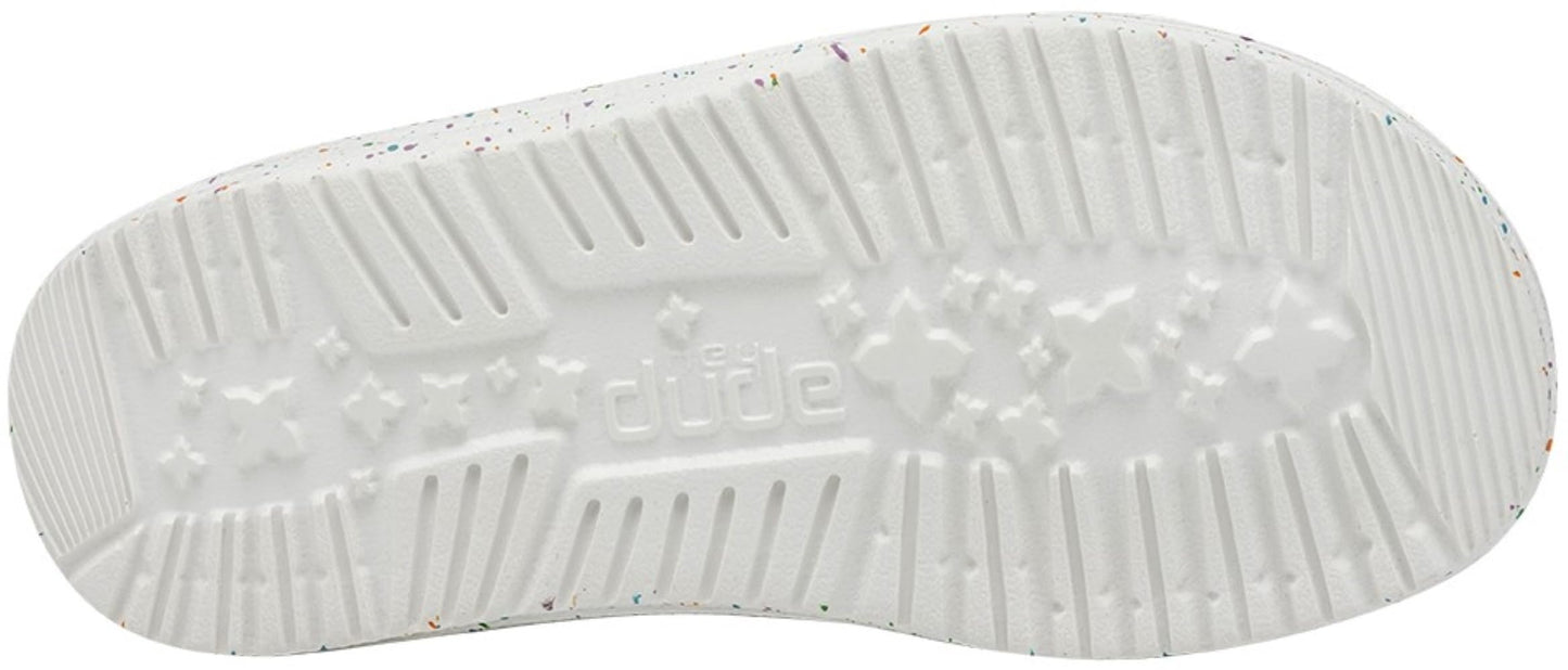 HEYDUDE Girl's Britt Toddler Rainbow Dreamer Size 8 | Girl's Shoes | Girl's Lace Up Boots | Comfortable & Light-Weight