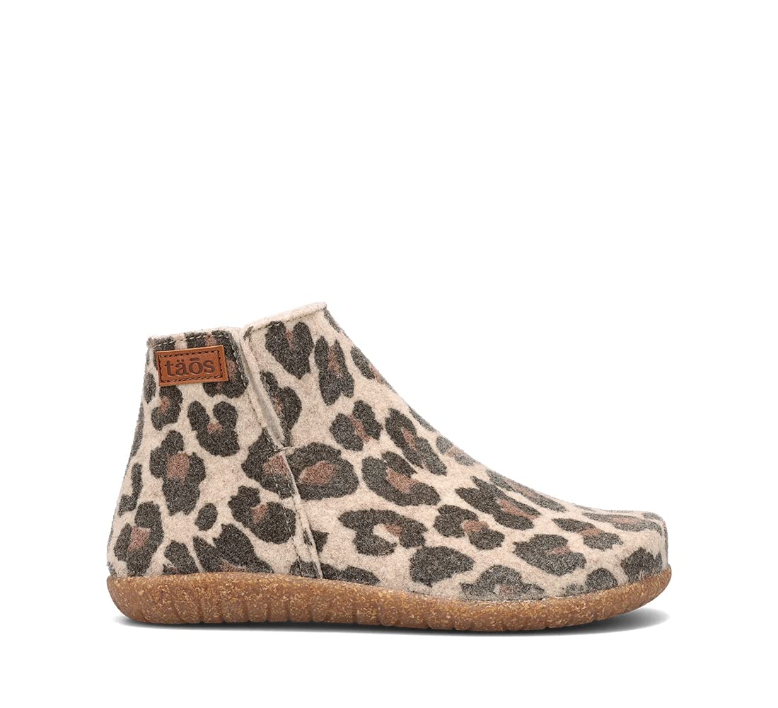 Taos Footwear Unisex Good Wool Stone Leopard Wool Boot 10-10.5 (M) US
