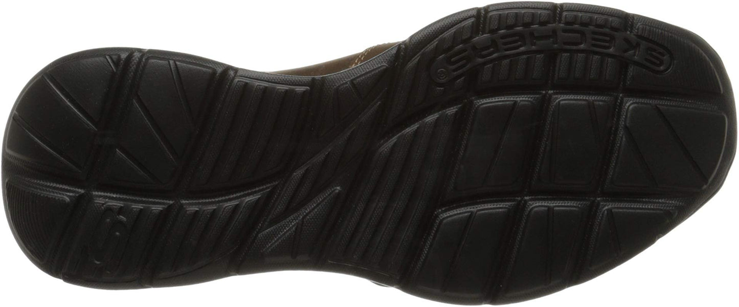 Skechers Men's Glides Docklands Slip-On Loafer,Dark Brown,14 M US