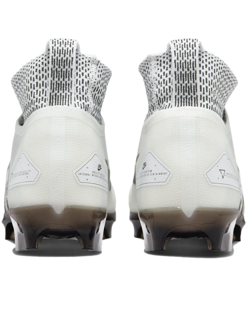 Nike Alpha Menace Elite 3 White/Particle Grey/Opti Yellow/Black Mens Football Cleat. (White/Black-White-White, us_Footwear_Size_System, Adult, Men, Numeric, Medium, Numeric_8)