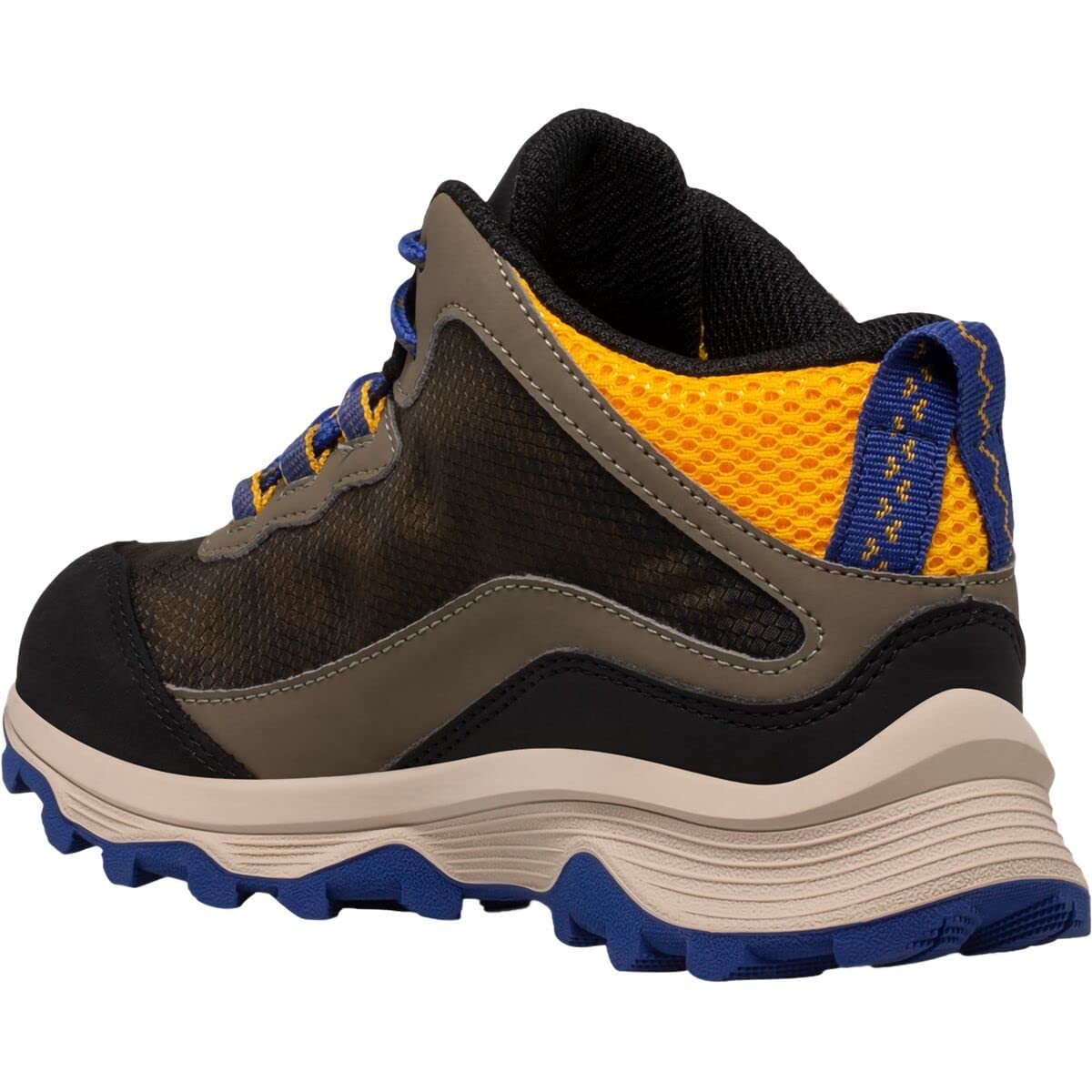 Merrell Hiking Boot, Cobalt/Gold, 6.5 US Unisex Big Kid