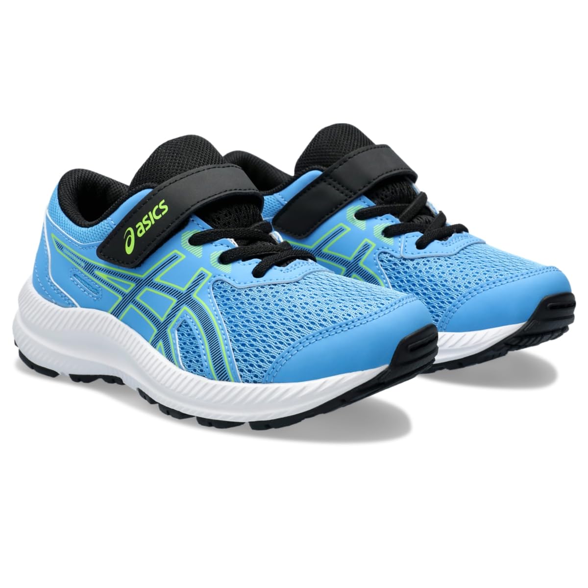 ASICS Kid's Contend 8 Pre-School Running Shoes, 1, Waterscape/Black