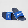 Nike Little/Big Kid's Kawa Slides, Game Royal/White-Thunder Blue-White, 12C