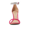 SCHUTZ Leanna Hot Pink/Transparente/Cristal 9.5 M