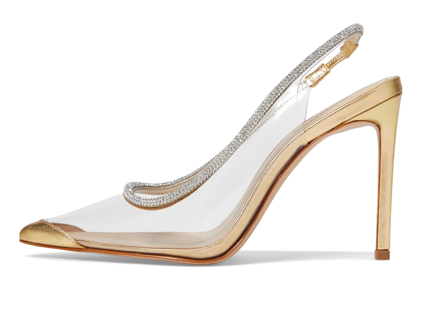 SCHUTZ Audrey Ouro Claro Orchid/Transparente/Cristal 9 M