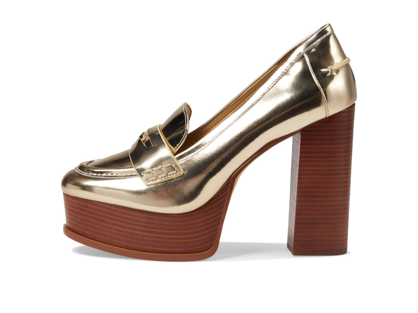 Michael Kors Eden Loafer Pump Pale Gold 7 M