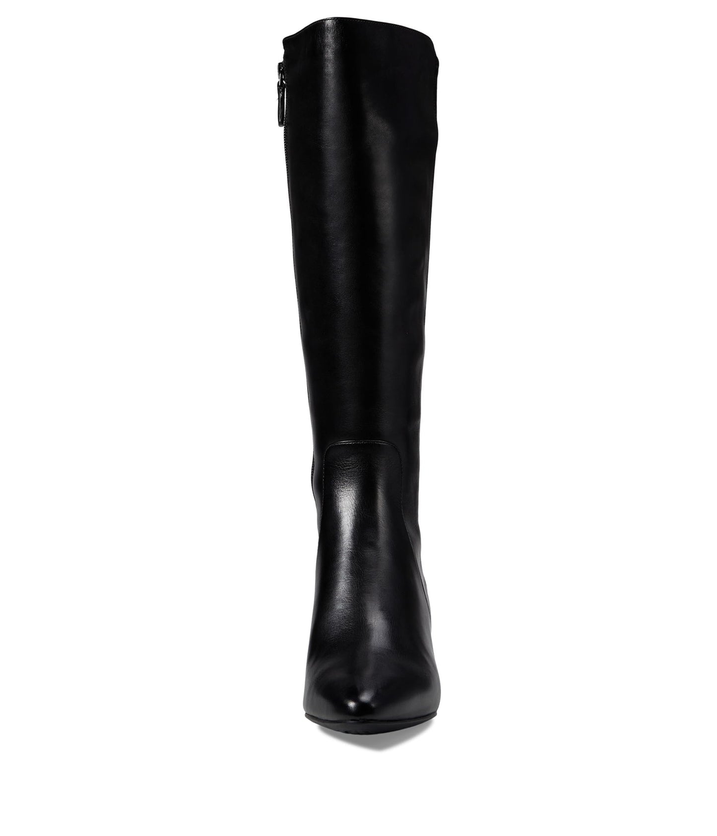 Cole Haan WOMENS THE GO-TO BLOCK HEEL TALL BOOT 45MM, BLACK LEATHER, 8 B US
