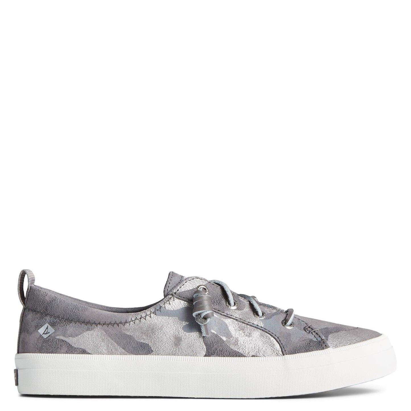 Sperry Women's Crest Vibe Sneaker, Silver CAMO, 9 Medium