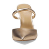 Michael Kors Jessa Mule Pump Pale Gold 6 M