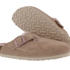 Birkenstock Boston VL/Shearling Narrow Unisex Shoes Size 7, Color: Light Rose