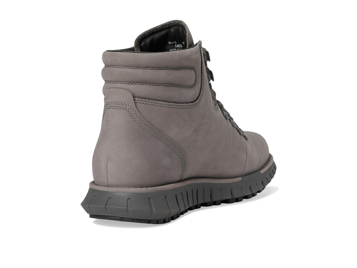 Cole Haan Mens Zerogrand Remastered Waterproof Hiking Boot, December Sky Nubuck/Black/Pavement, 11-W US
