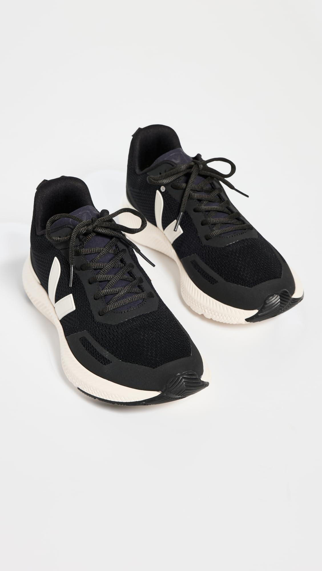 Veja Women's Impala Sneakers, Black Cream, 11 Medium US