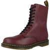 Dr. Martens, 1490 10-Eye Leather Boot Cherry Red Smooth, 5 Women/4 Men