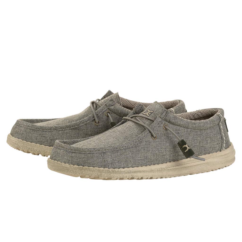 HEYDUDE Women's Wendy Fringe Sage Size 8 | Women's Shoes | Women's Slip On Shoes | Comfortable & Light-Weight