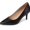 Cole Haan womens The Go-to Park 65mm Pump, Black Leather, 9.5 US