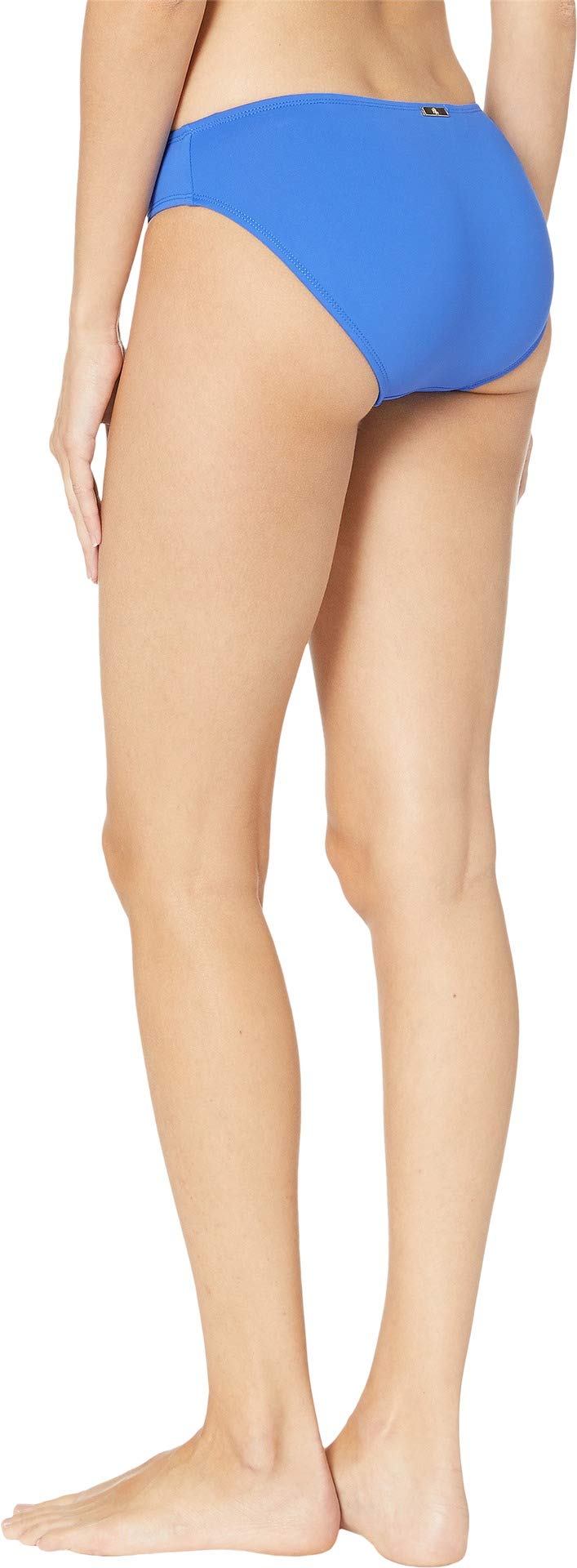 LAUREN RALPH LAUREN Women's Chevron Solid Hipster Bottom Sea Blue 4