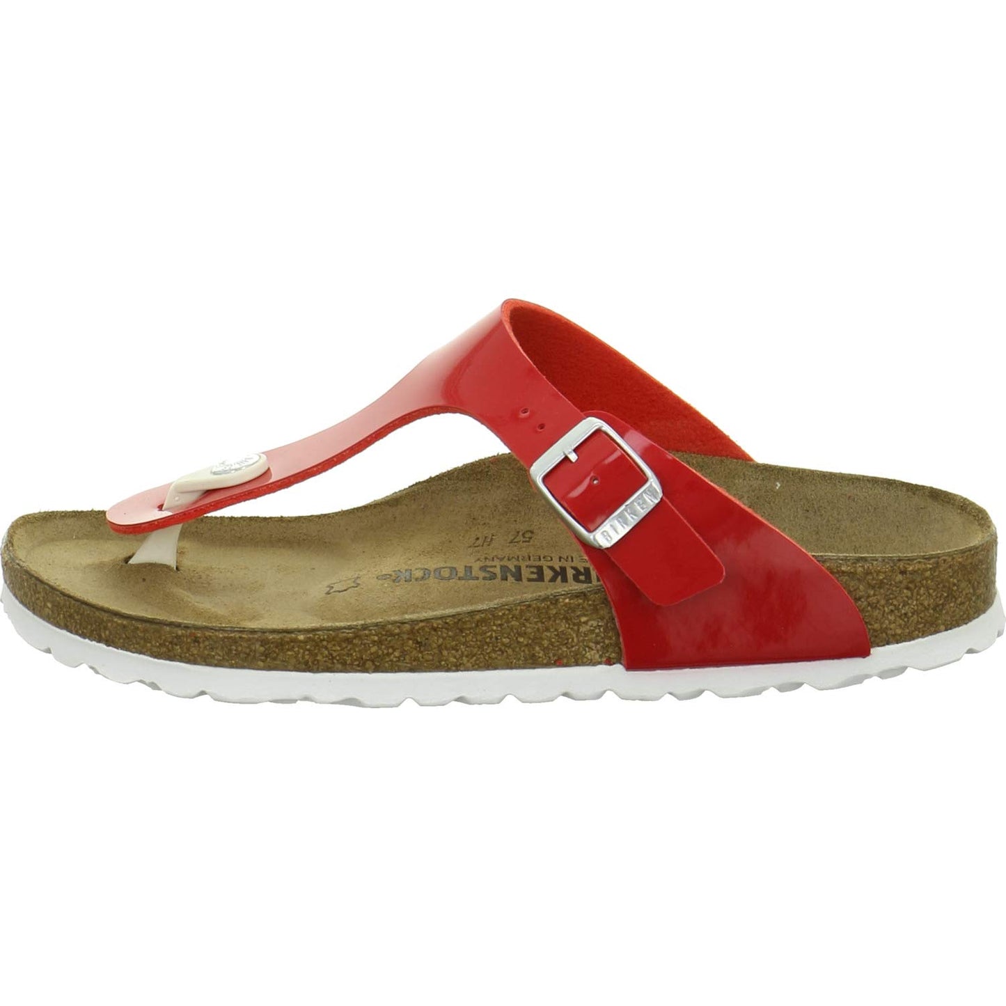 Birkenstock Women's Gizeh Trainers, Red Tango Red Lacquer, 35.5 EU