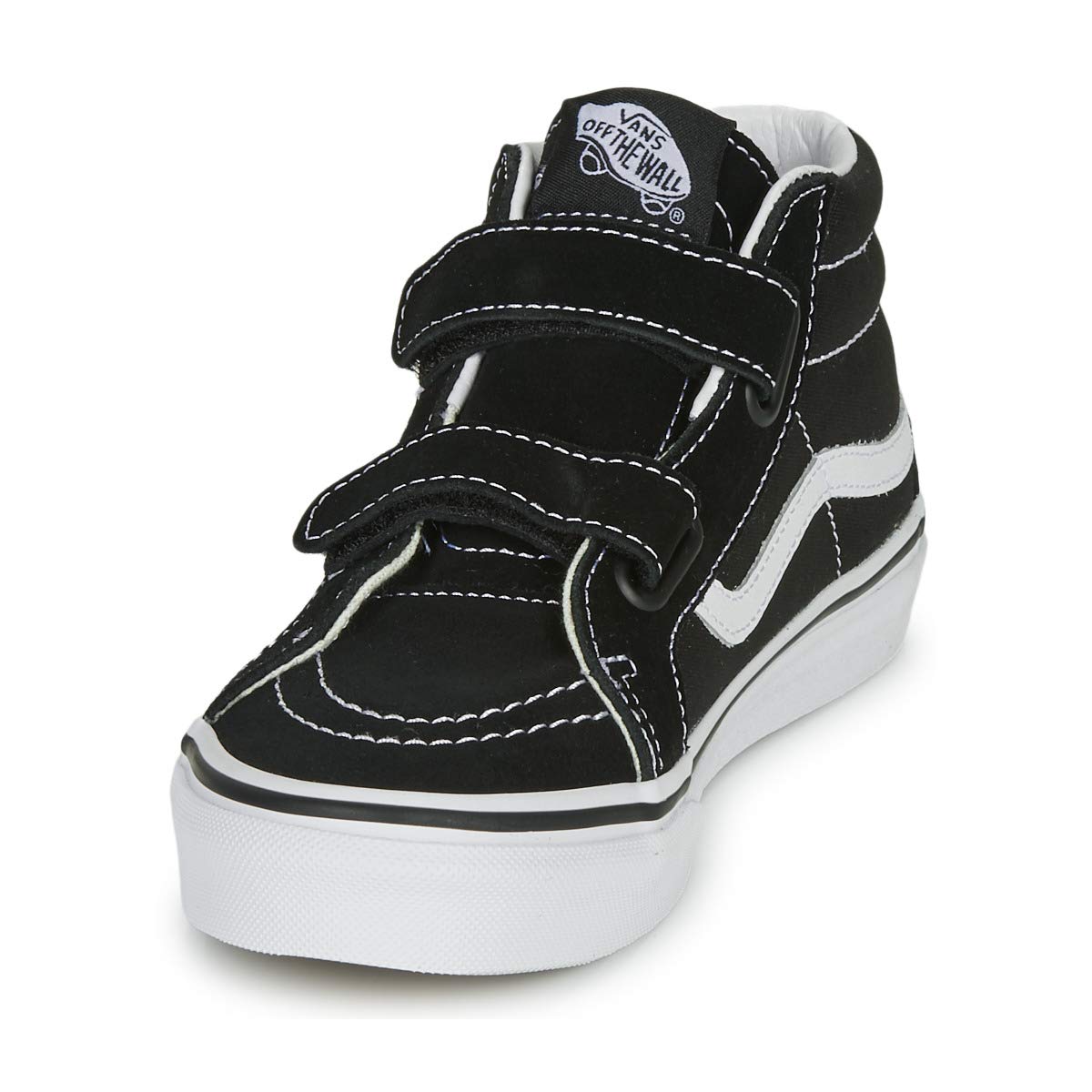 Vans Kids SK8-Mid Reissue V (Big Kid) Black White Size 5 Big Kid
