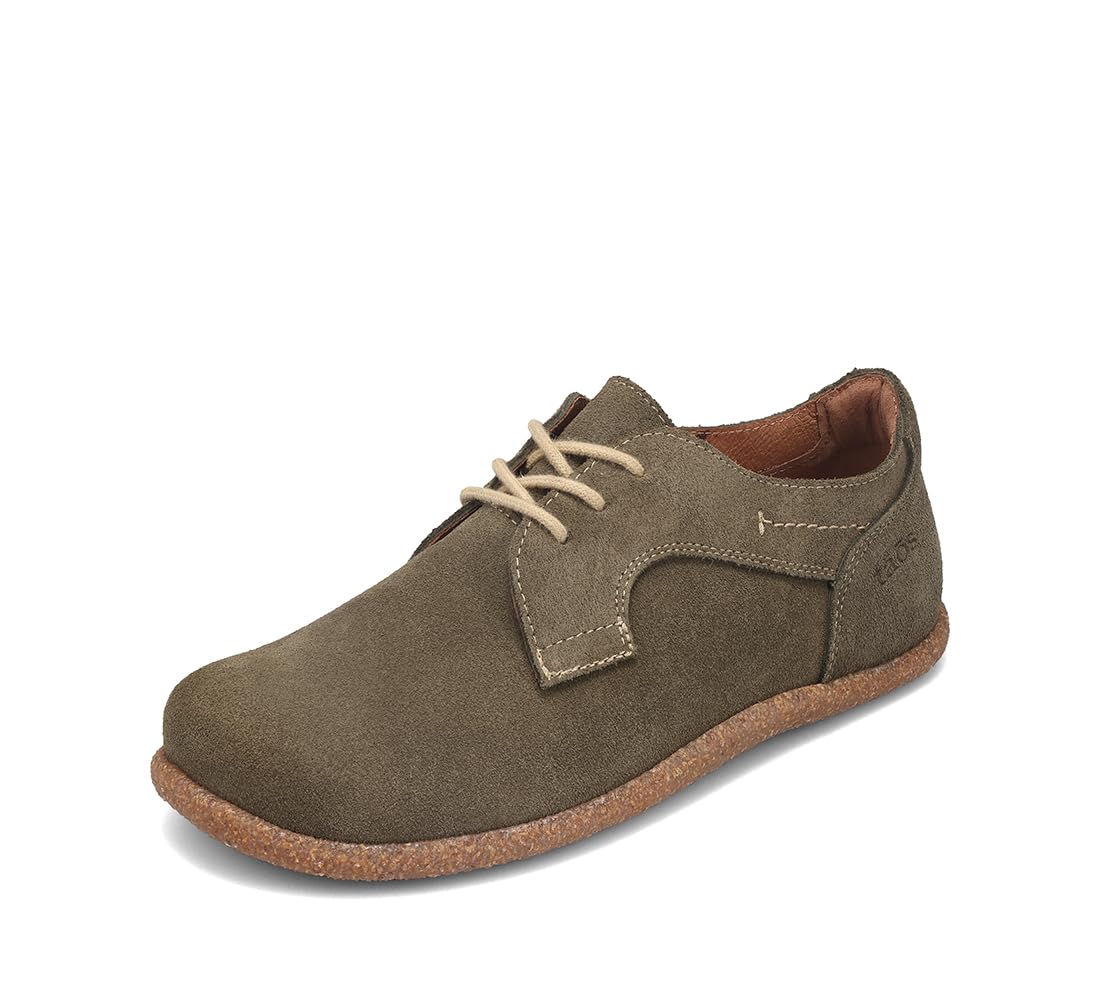 Taos Footwear Women's Utmost Oxford Olive Suede 8-8.5 (M) US