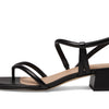 Cole Haan Calli Thong Block Heel Sandal 40 mm Black Leather 7.5 B (M)