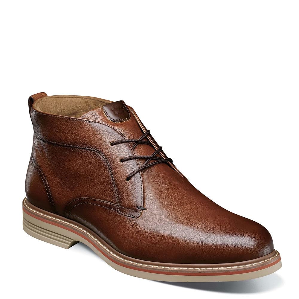 Florsheim Norwalk Plain Toe Chukka Boot Mens Boot 115 DM US Cognac