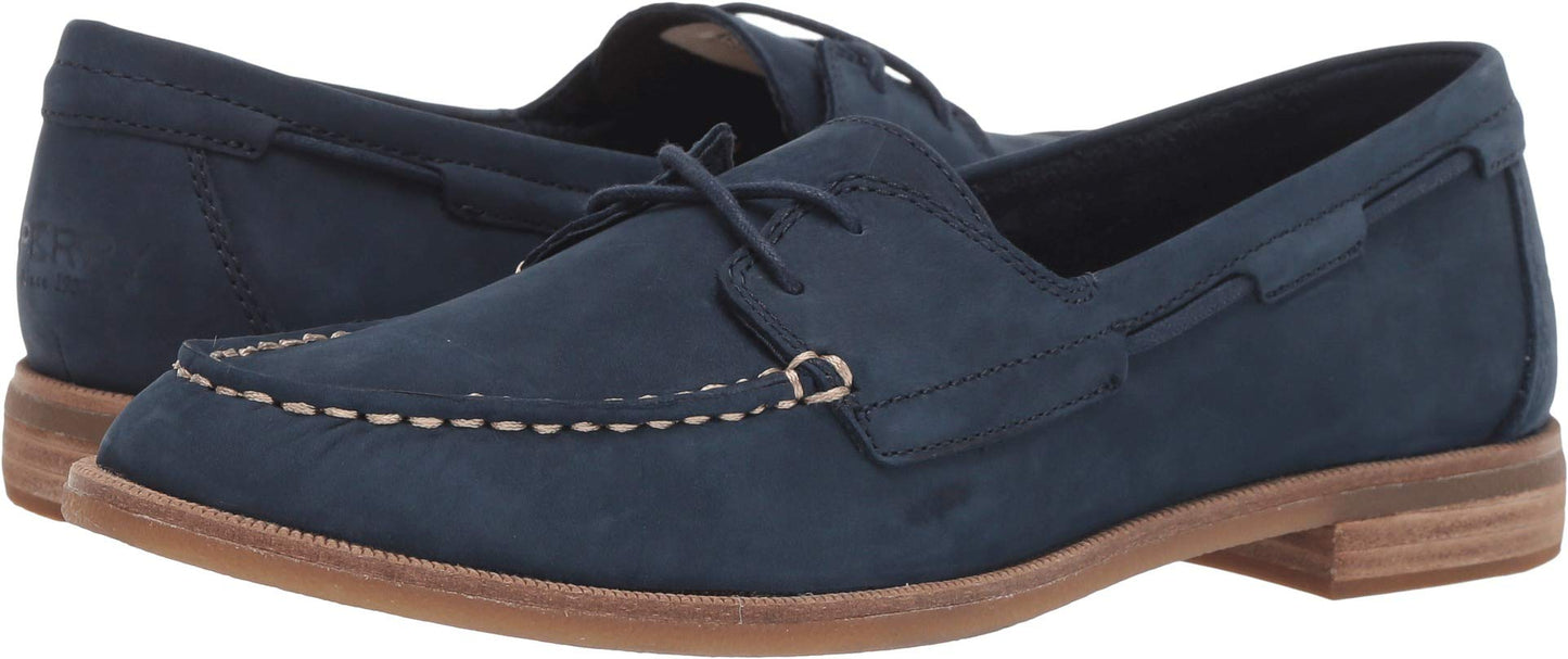 Sperry Women's Seaport Boat Shoe, Navy, 8.5 M US