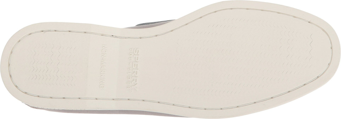 Sperry Womens A/O 2-Eye Boat Shoe, Grey, 11