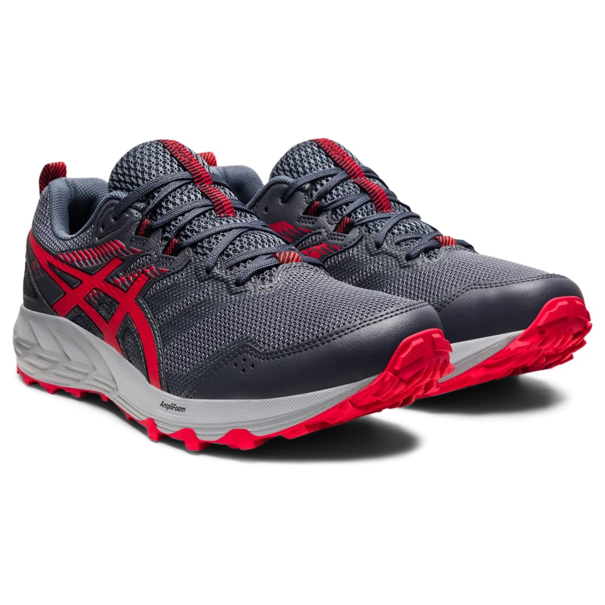 ASICS Men's Gel-Sonoma 6 Running Shoes, 11, Carrier Grey/Electric RED