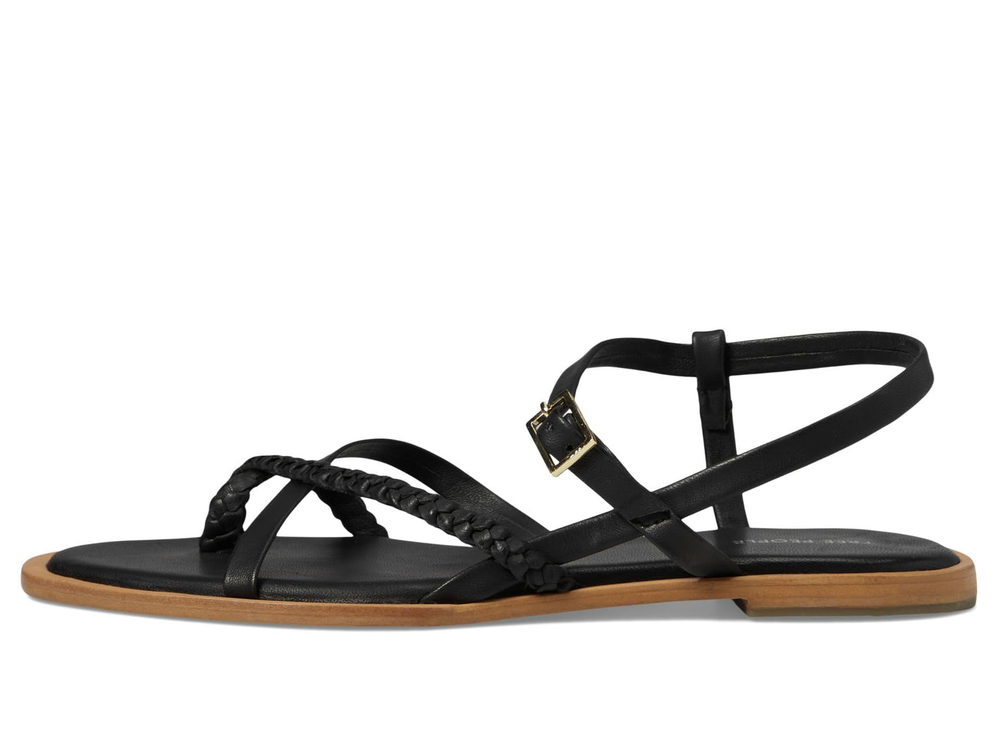 Free People Women's Sunny Days Sandal Black 8 Medium