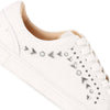 Frye Women's Ivy Studded Low Lace Sneaker, White - 8.5M