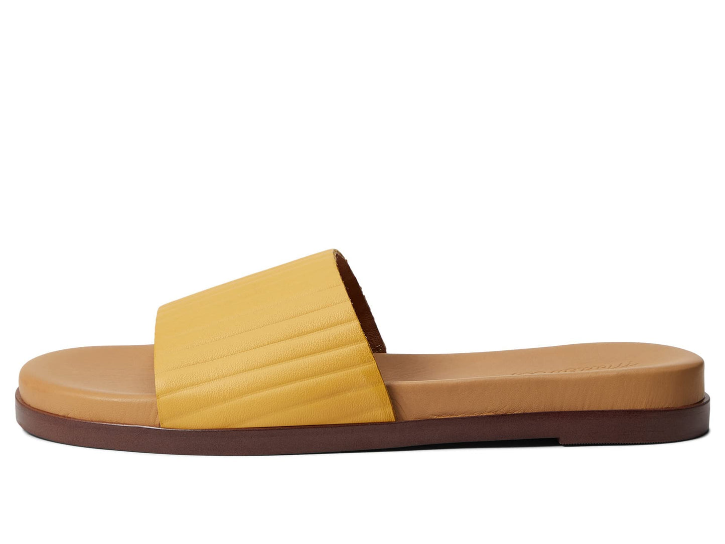 Madewell Palmer Slide: Puffy Edition Autumn Gold 7 M