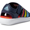 adidas Baby Boy's Closed Toe Water Sandals (Infant/Toddler) Ink/Bold Orange/Impact Yellow 6 Toddler M