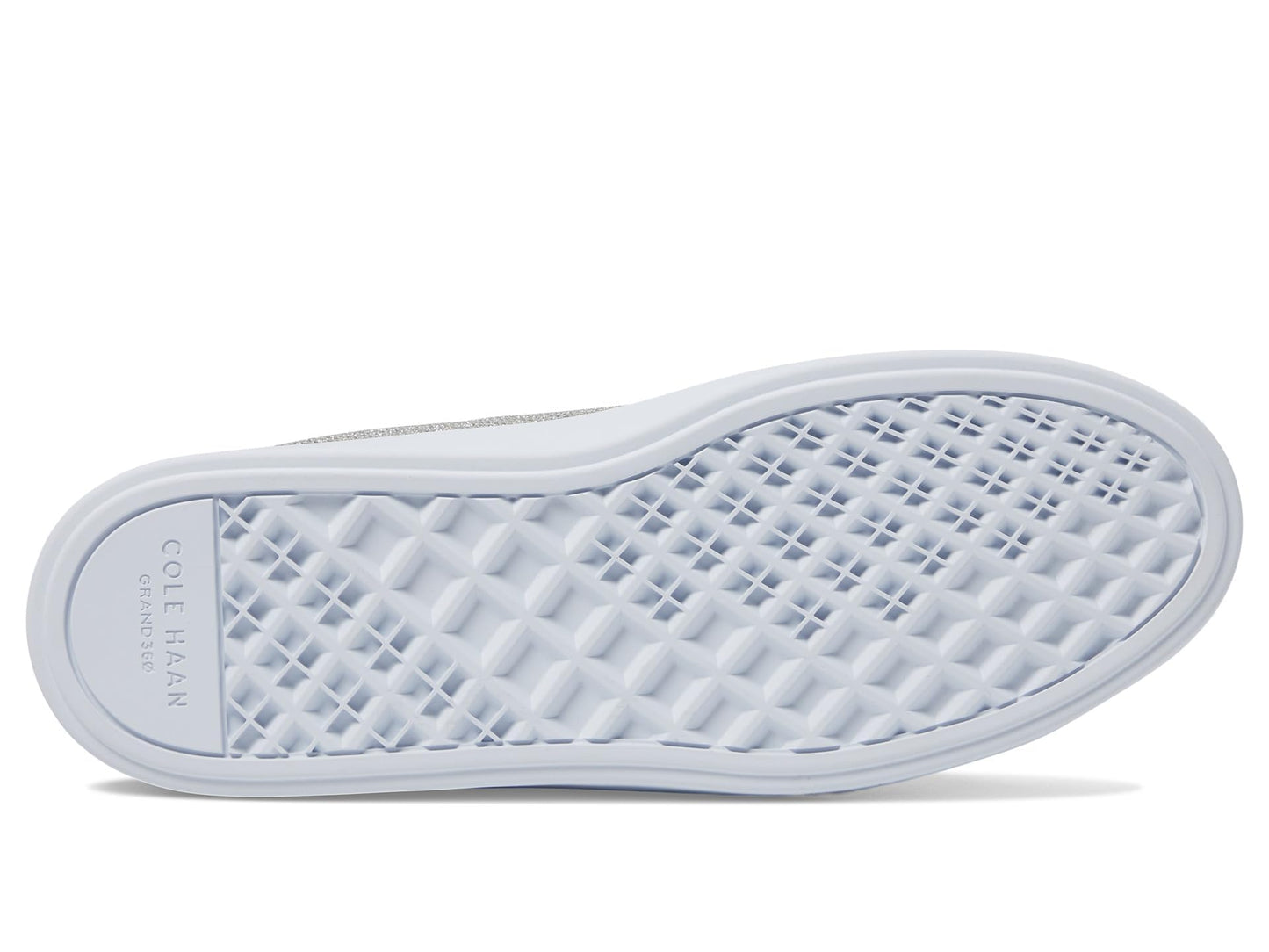 Cole Haan Women's Grand Crosscourt Daily Sneaker, Silver Glitter MES, 10.5