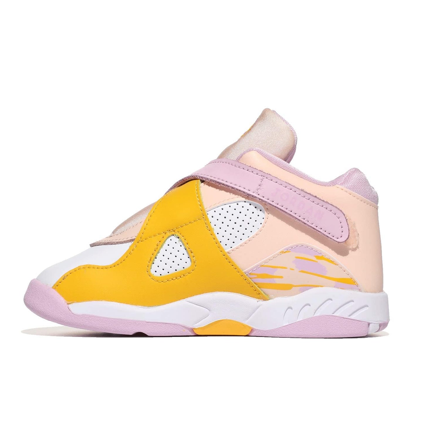 Jordan 8 Retro (Infant/Toddler) Orange Pearl/Light Arctic Pink/White/University 10 Toddler M