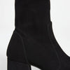 Stuart Weitzman Women's 60mm Sleek Sock Booties, Black, 9.5 Medium US