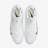 Nike Huarache 9 Elite LAX Lacrosse Cleats (FD0088-101, White/White/Black) Size 6.5