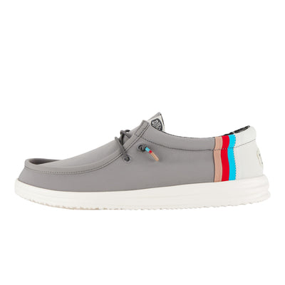 HEYDUDE Men's Wally-H2O Surf Grey Size 10 | Men's Shoes | Men Slip-on Loafers | Comfortable & Light-Weight